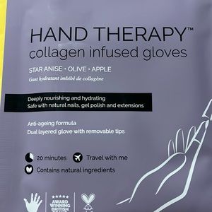 Beauty Pro hand therapy Collagen infused gloves star anise * olive *apple
